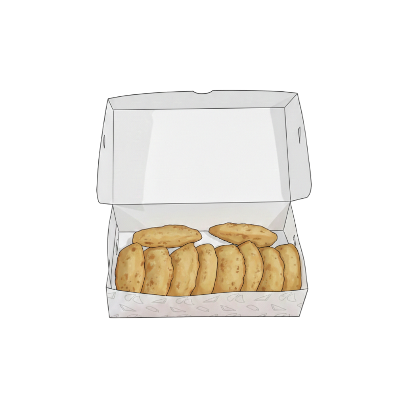 Pack Individual - 10 mini empanadas + 1 salsa incluida. Perfecto para una persona.